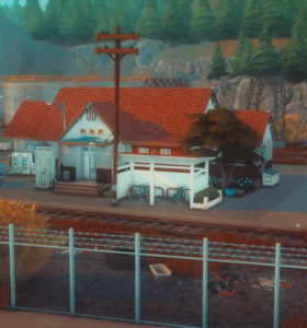 《Download》駅舎を改装したバー NO CC